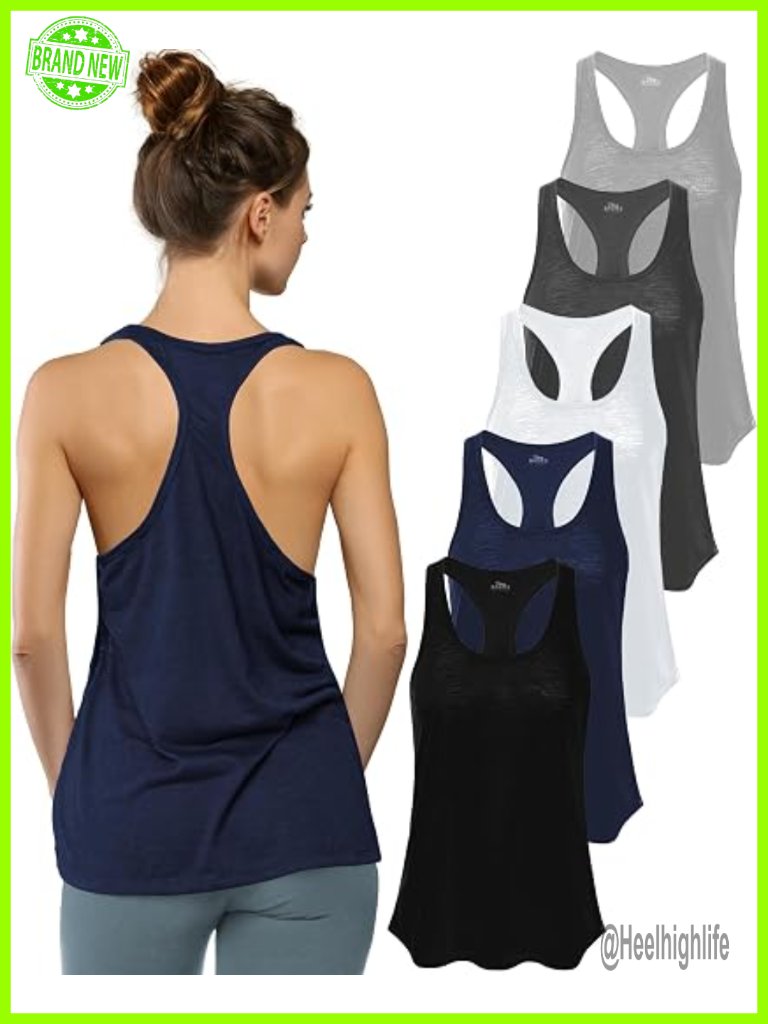 Flowy Burnout Slub Racerback Tank Top Sleeveless Scoop Neck Lightweight
